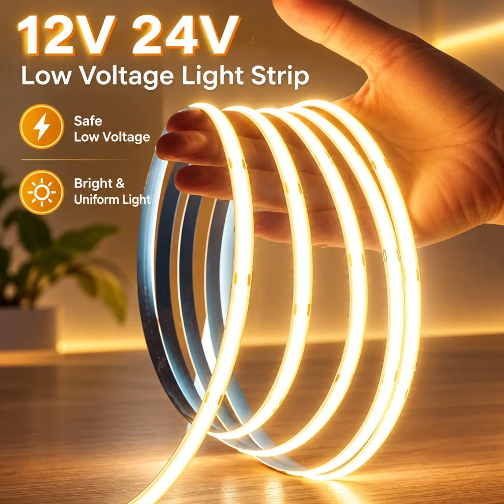 Lighting Decor And More - شريط إضاءة LED COB بعرض 8