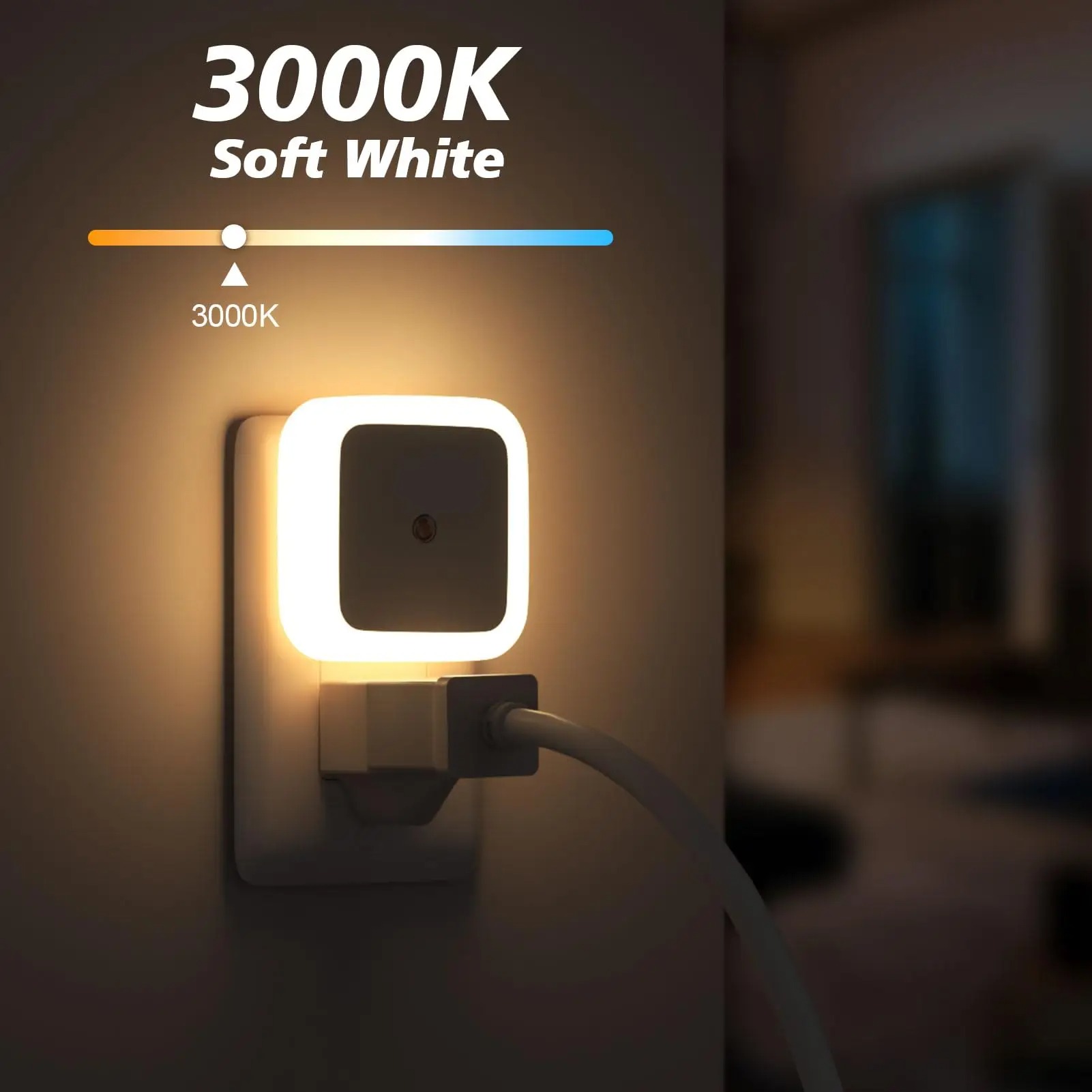 Garage Lighting Decor - مصباح حائط LED يعمل بمستشعر الضوء،