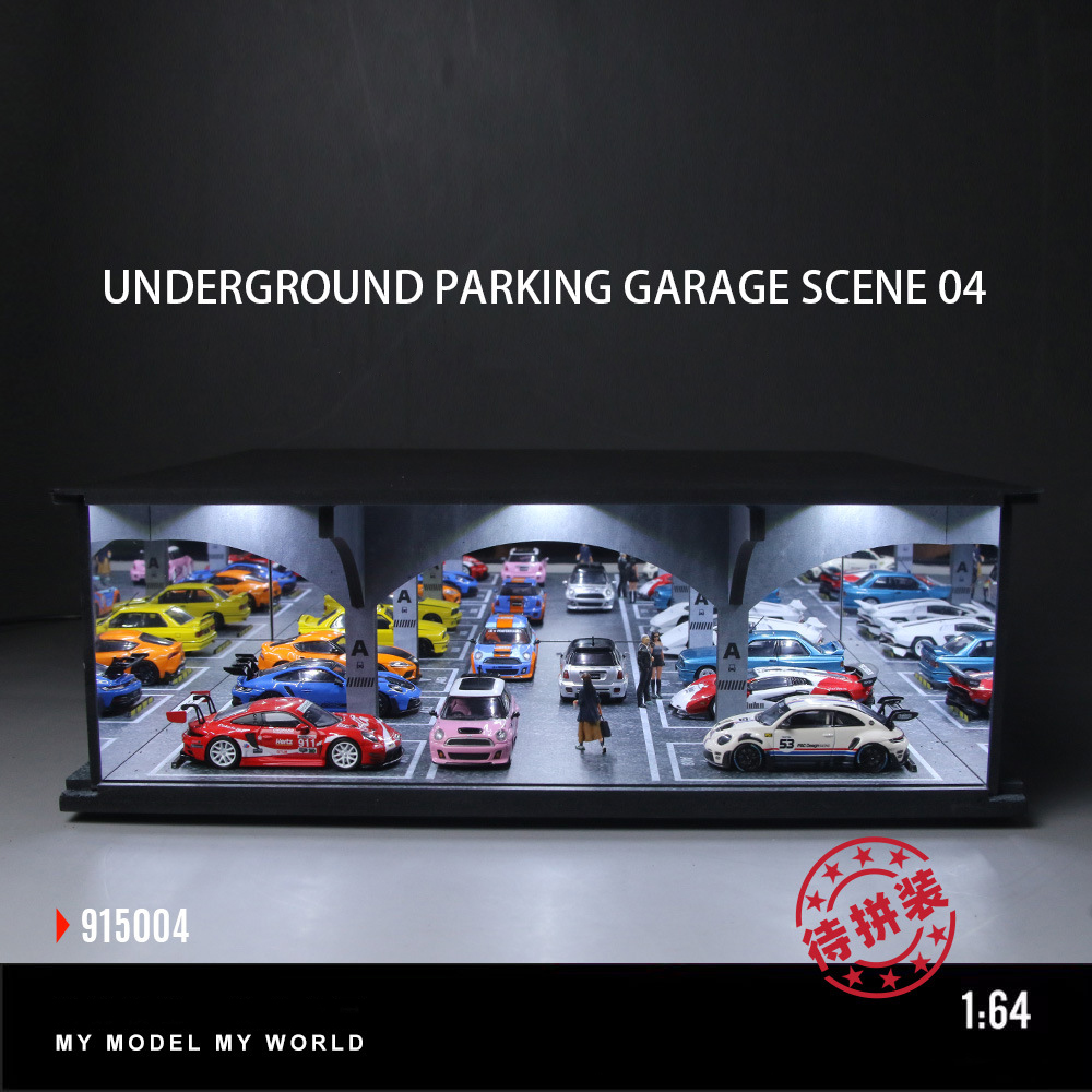 Garage Lighting Decor - نموذج مصغر لموقف سيارات تحت الأرض
