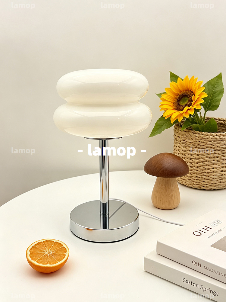 مصباح طاولة باوهاوس كريم-جلوب  - مراجعة Lighting Decor For Living Room وسعره