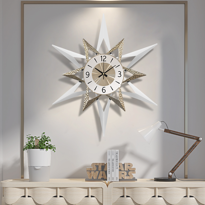 ساعة حائط كبيرة الحجم 80 سم لغ - مراجعة Lighting Home Decor Wall Clocks وسعره