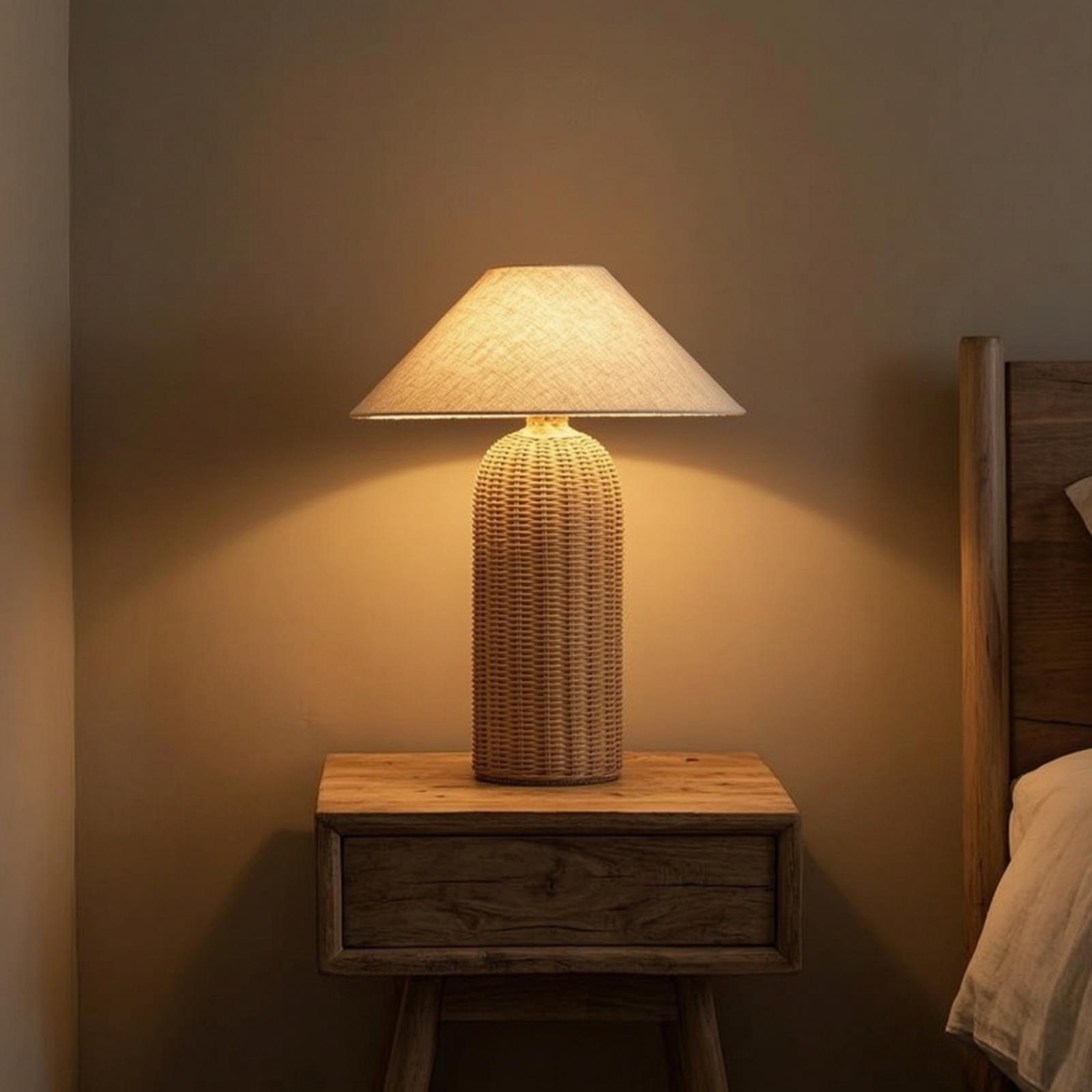 مصباح طاولة جانبي بقاعدة من ال - مراجعة Lighting Decor For Living Room وسعره