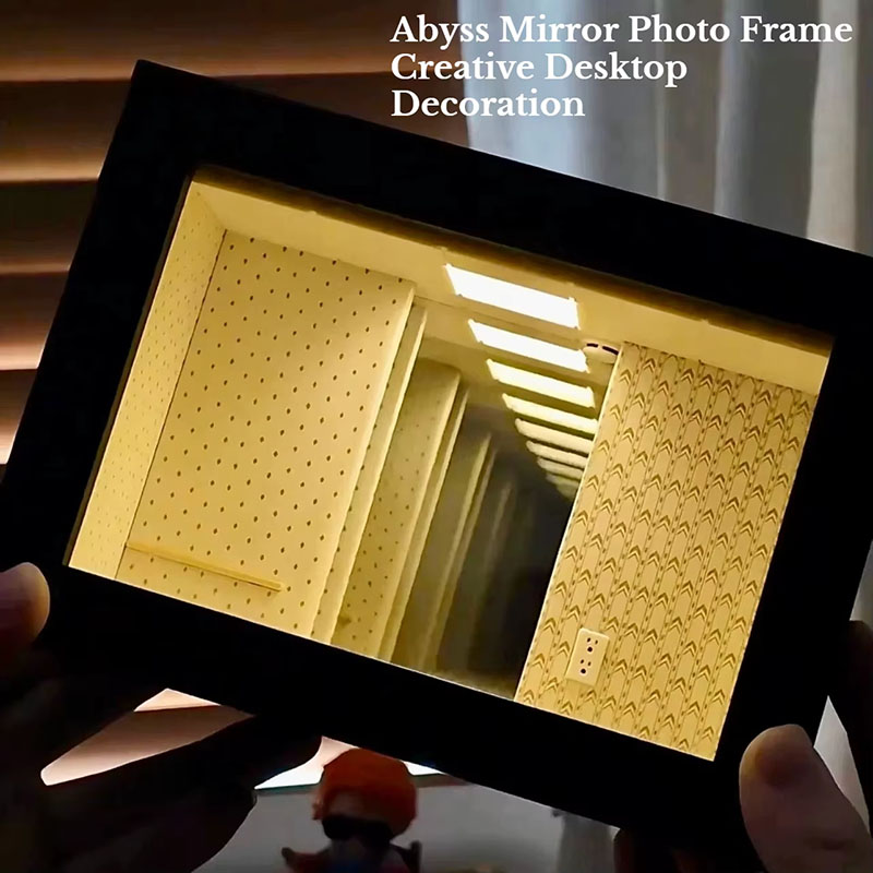 إطار صور بمرآة لا نهائية بتأثي - مراجعة Lighting Decor Photos وسعره