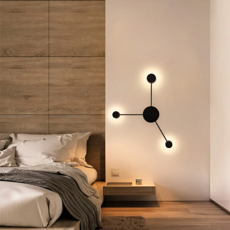 الحديثة LED الجدار الشمعدان ال - مراجعة Lighting Home Decor Wall Clocks وسعره