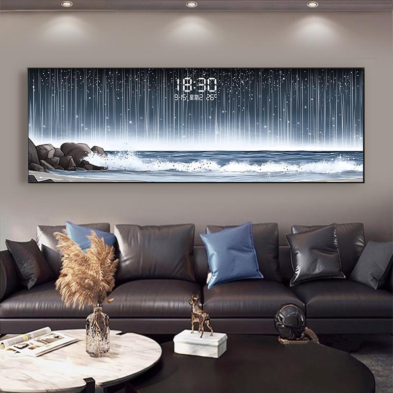 تاريخ درجة الحرارة ساعة حائط ف - مراجعة Lighting Home Decor Wall Clocks وسعره