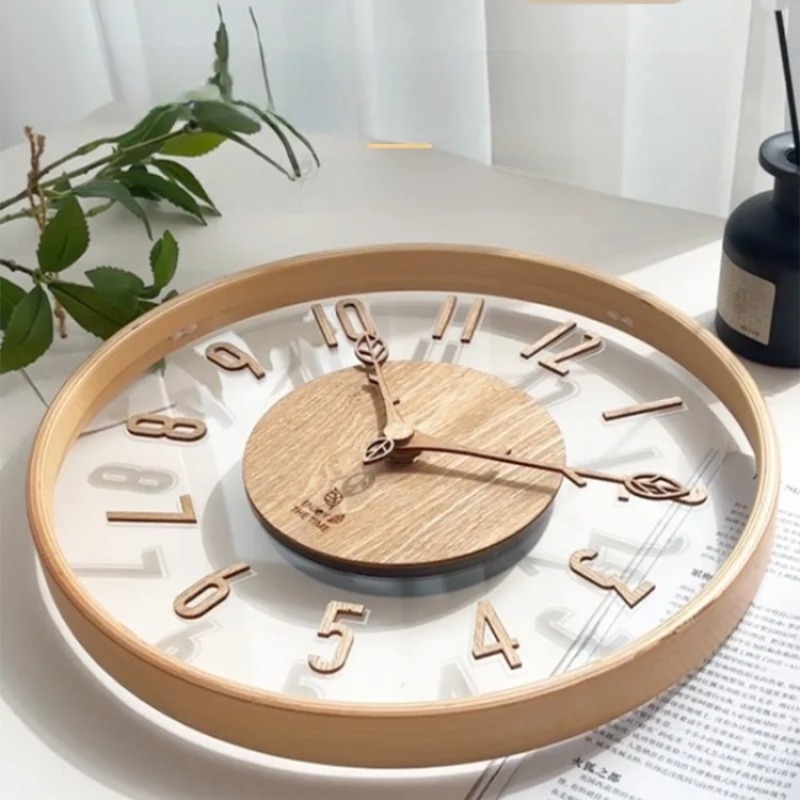 ساعات حائط ذكية مزودة بمستشعر  - مراجعة Lighting Home Decor Wall Clocks وسعره