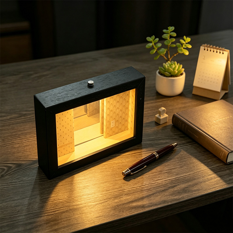 إطار صور بمرآة لانهائية بتأثير - مراجعة Lighting Decor Photos وسعره