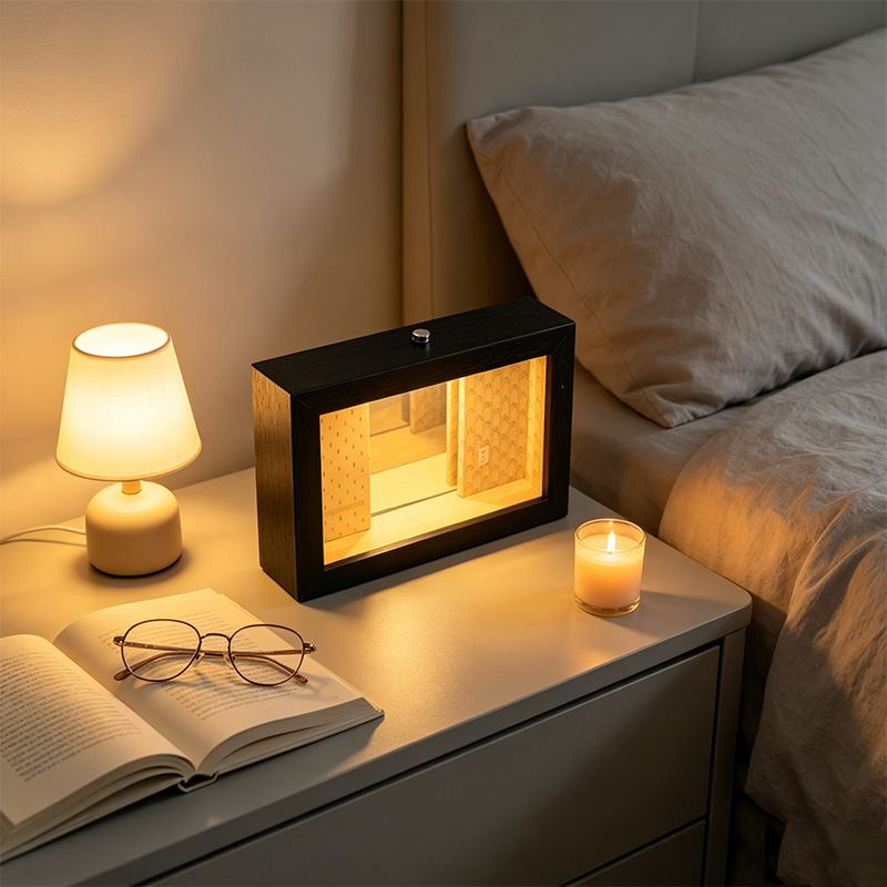 إطار صور بمرآة لانهائية بتأثير - مراجعة Lighting Decor Photos وسعره
