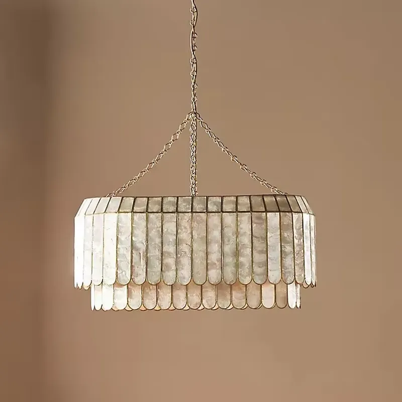 ثريا أمريكية حديثة بتصميم صدف  - مراجعة Lighting Decor For Living Room وسعره