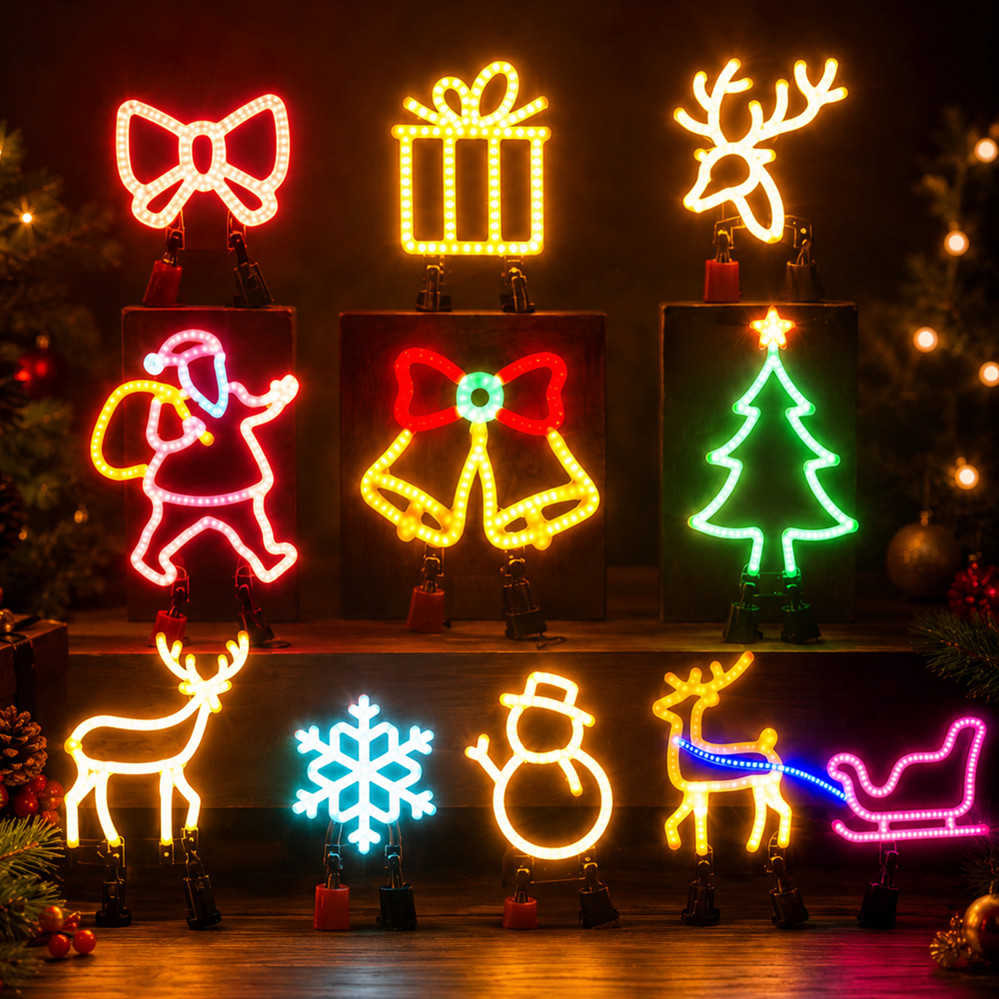 زينة عيد الميلاد، إضاءة نيون L - مراجعة Wall Decor Lighting وسعره