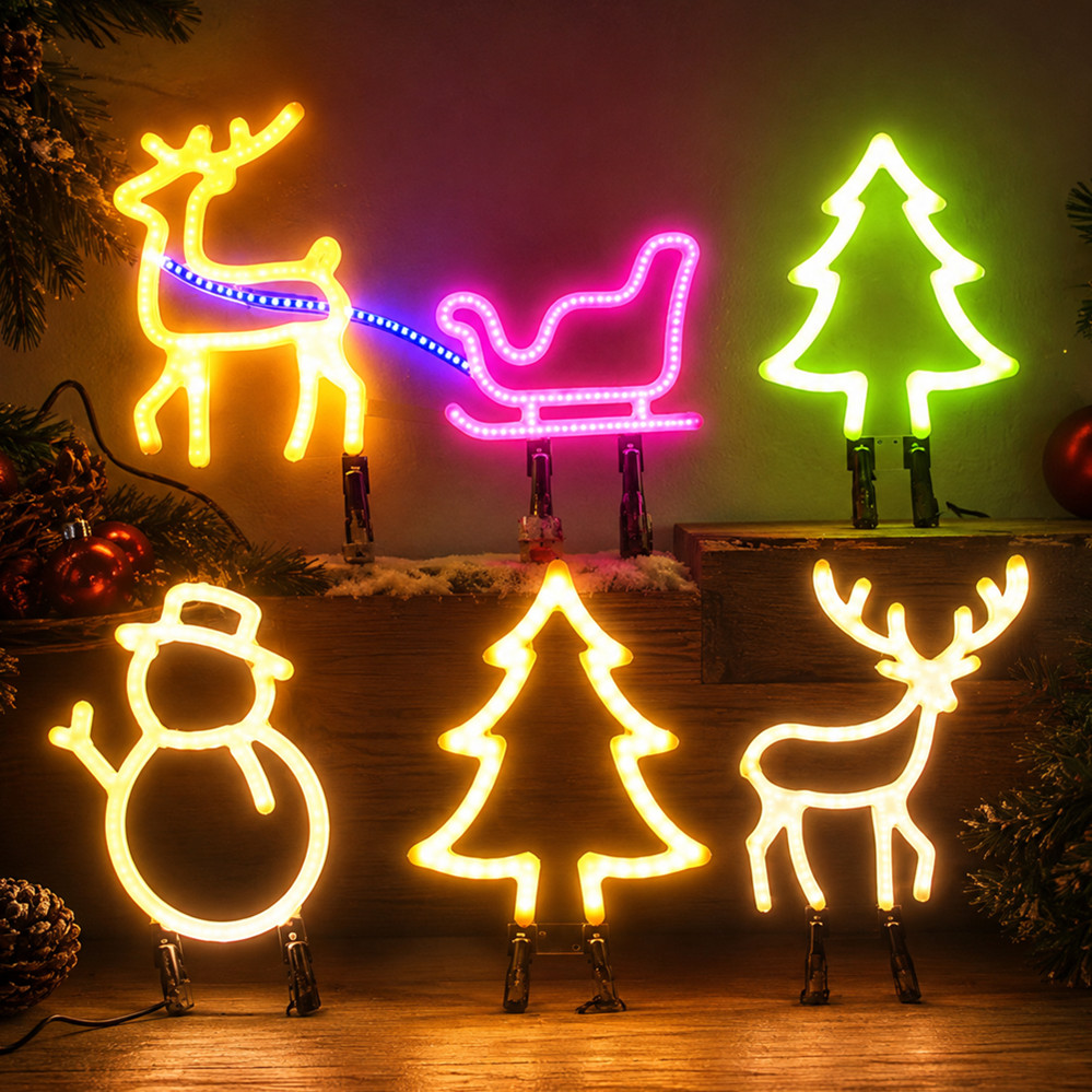 زينة عيد الميلاد، إضاءة نيون L - مراجعة Wall Decor Lighting وسعره