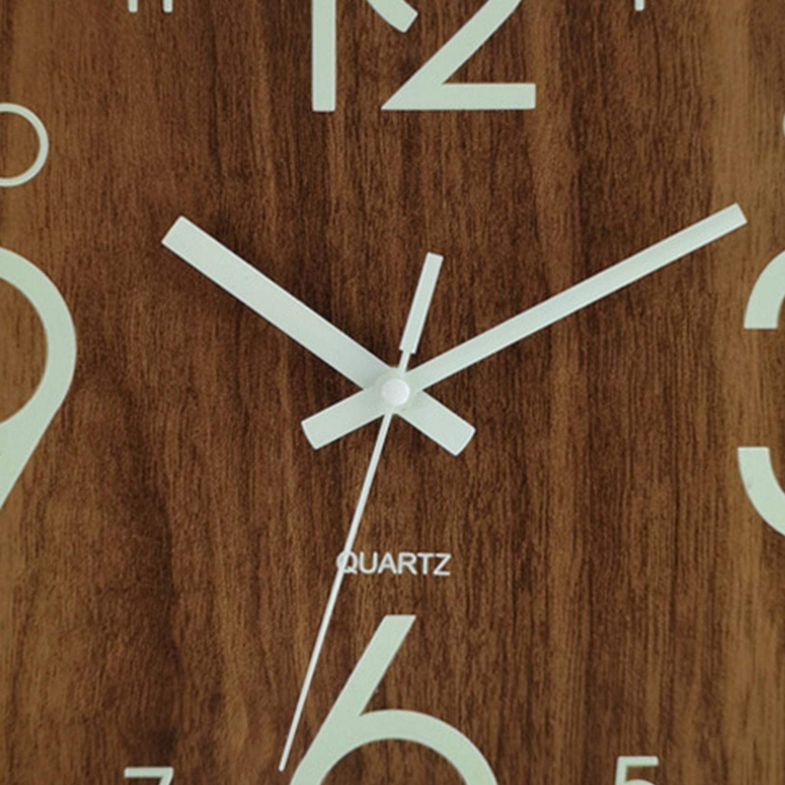 ساعة حائط مربعة 30 سم، خشبية م - مراجعة Lighting Home Decor Wall Clocks وسعره