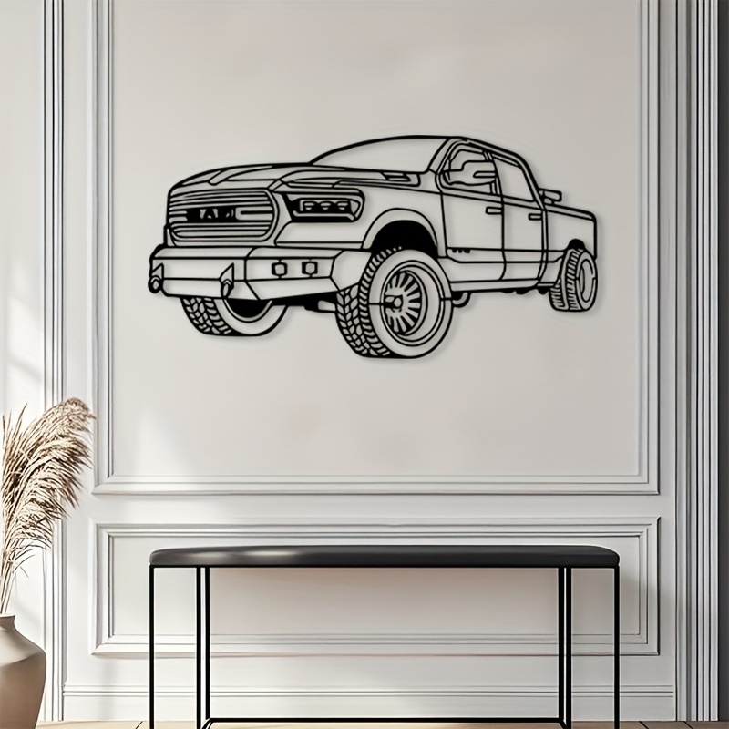 منحوتة جدارية معدنية من CIFBUY - مراجعة Garage Lighting Decor وسعره