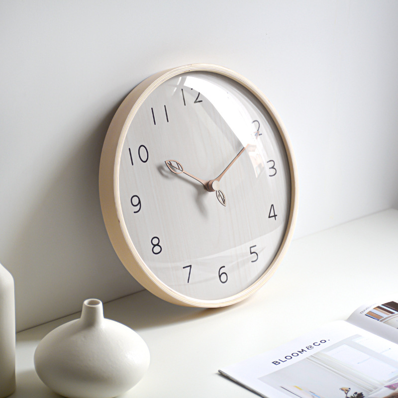الشمال نمط ضوء ساعة حائط خشبية - مراجعة Lighting Home Decor Wall Clocks وسعره